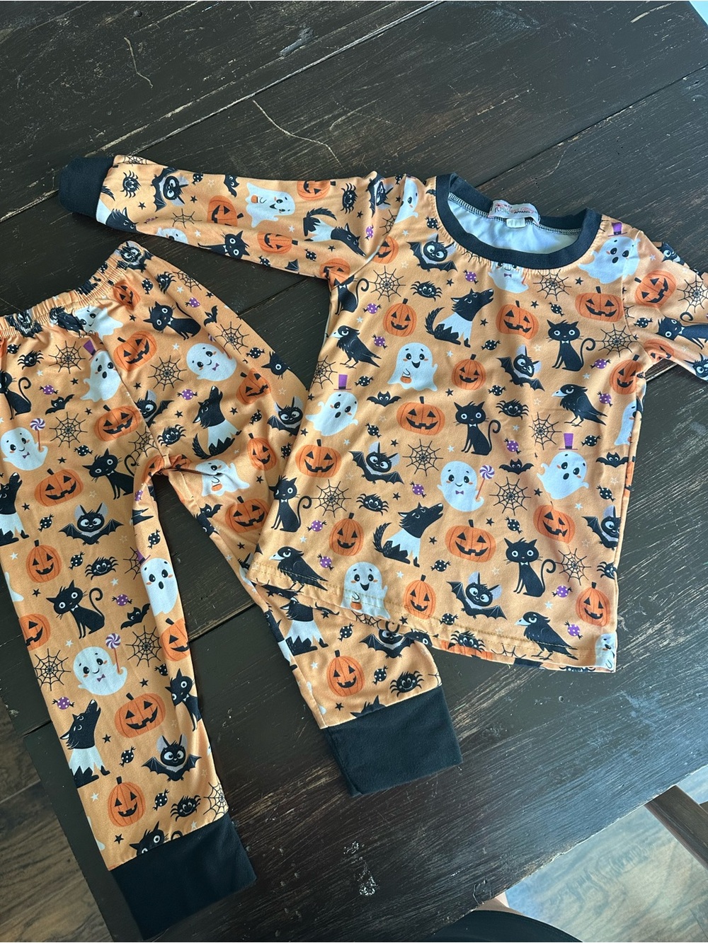 Clover Cottage Apparel toddler Halloween pjs